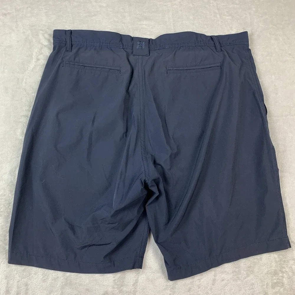 FootJoy Shorts Mens 40 Blue Flat Front Stretch Performance Golf Preppy Chino